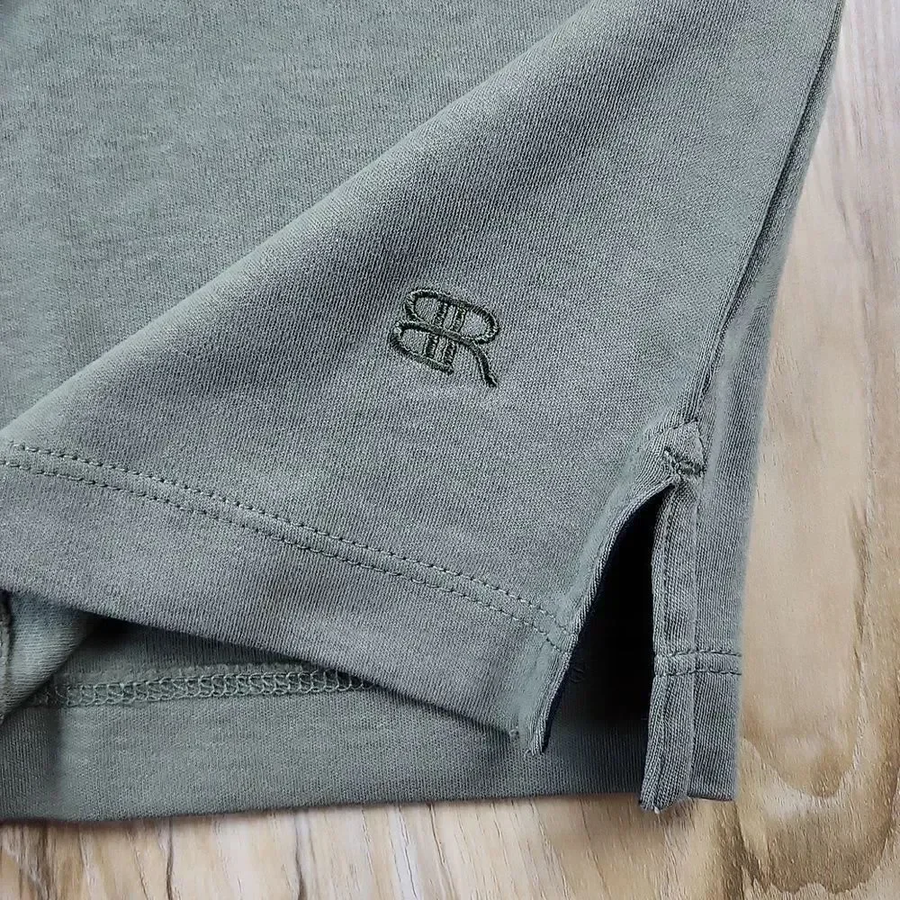🔸️NWT Banana Republic Olive Green Men’s Luxe Touch Short Sleeve Shirt XLarge